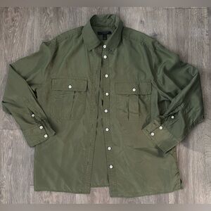 Banana Republic Silk Utility Shirt